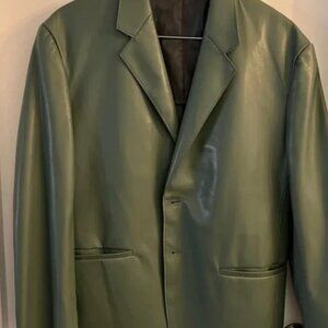 Faux Leather Zara Sports Coat Size Large